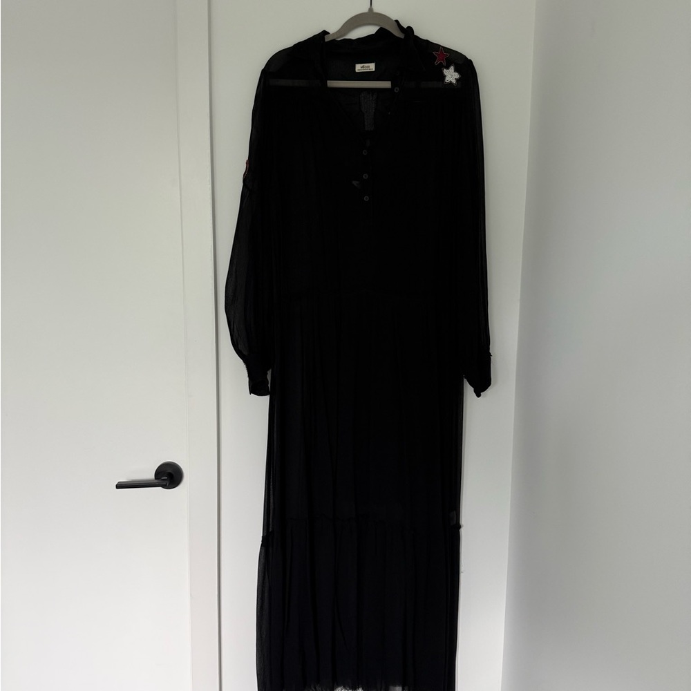 Chic Black Long Sleeve Dress